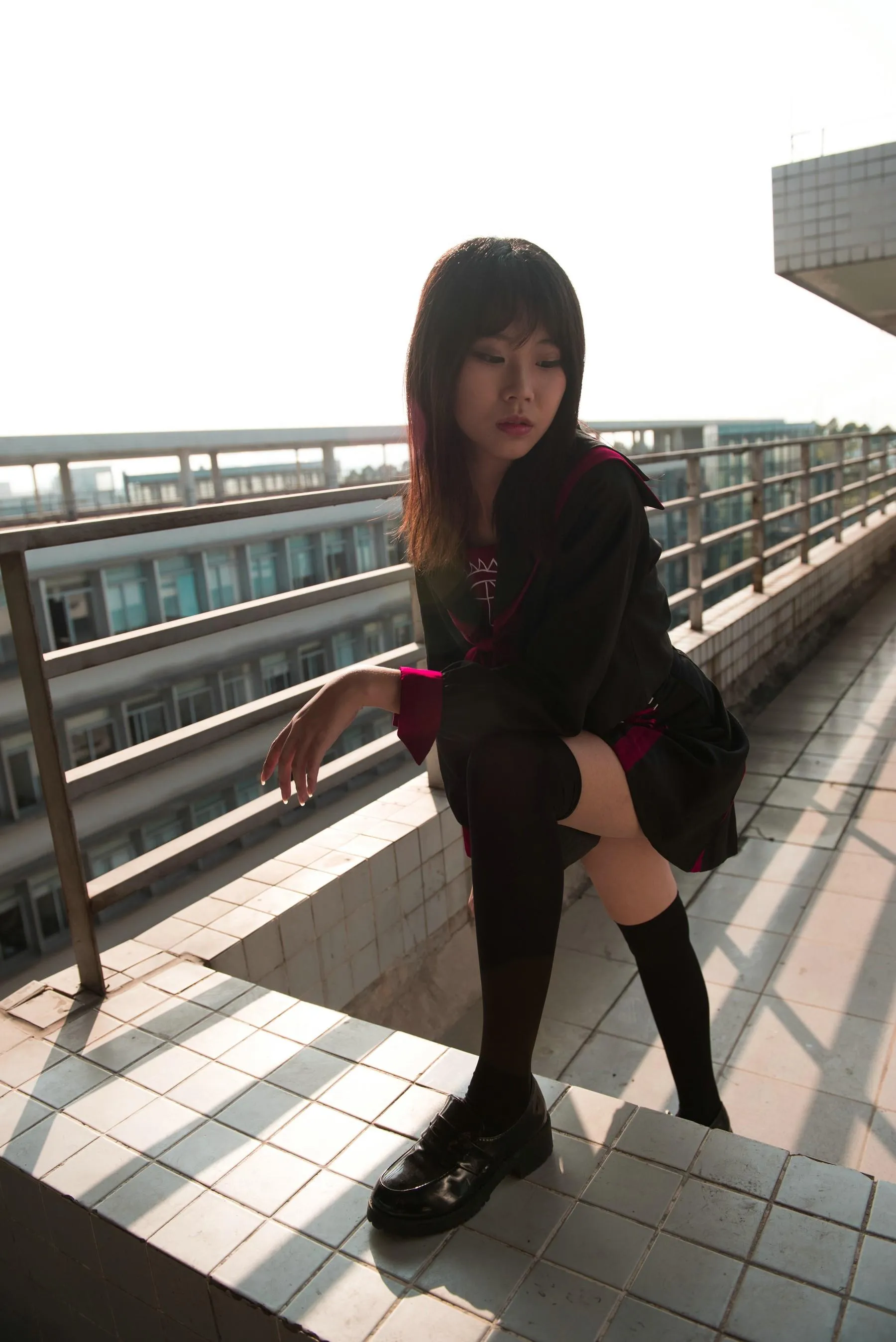 [魔镜街拍] NO.141 活力美术生JK美少女 [288P]插图9